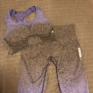Gymshark ombre seamless set